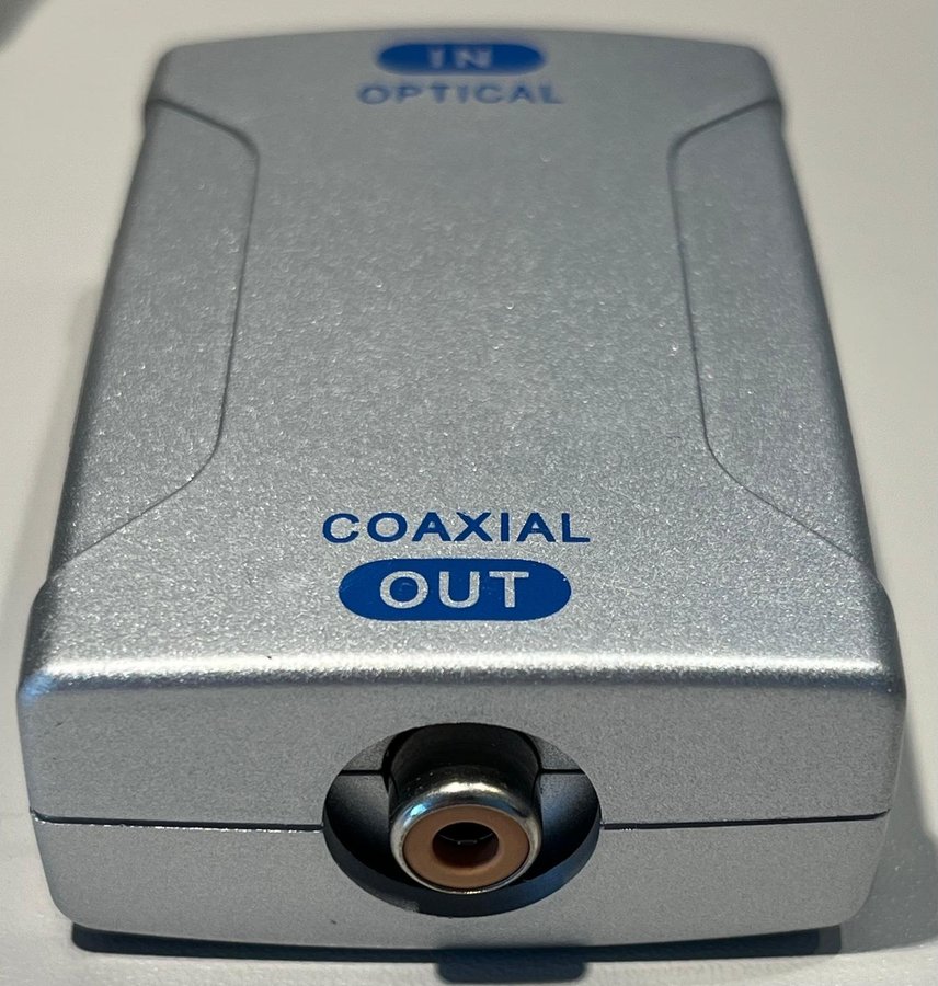 Optical to Coaxial digital audio converter