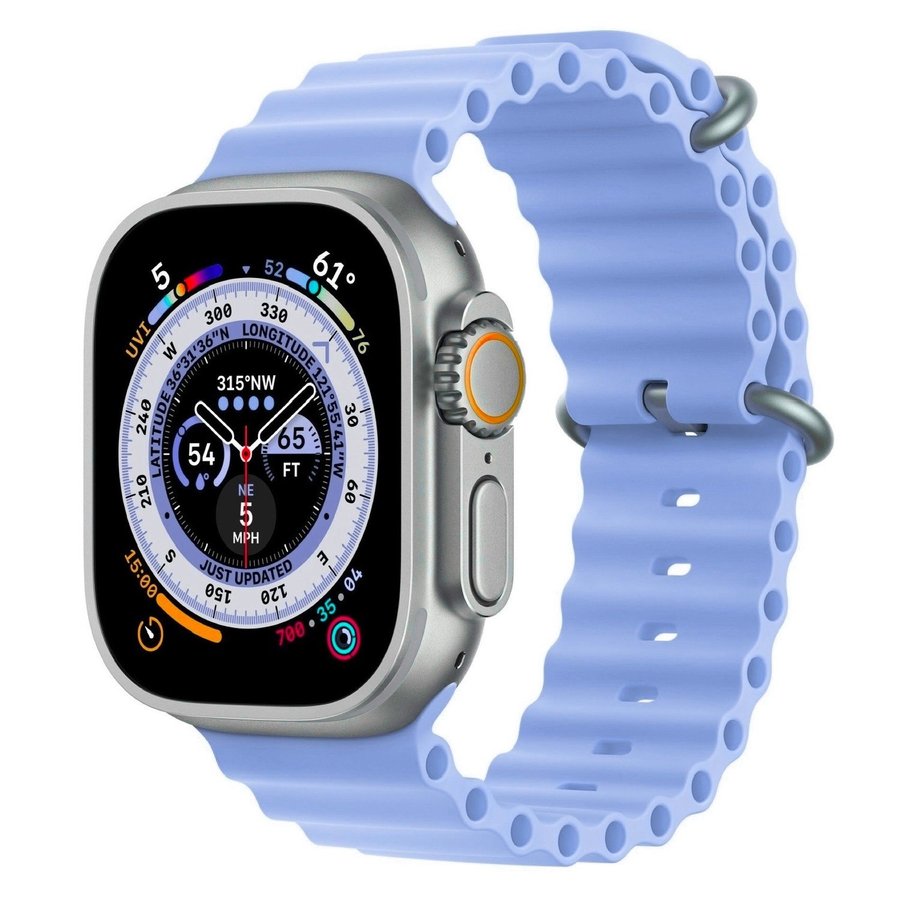 Ocean Band 42/44/45/49mm Apple Watch Armband - SKY BLUE