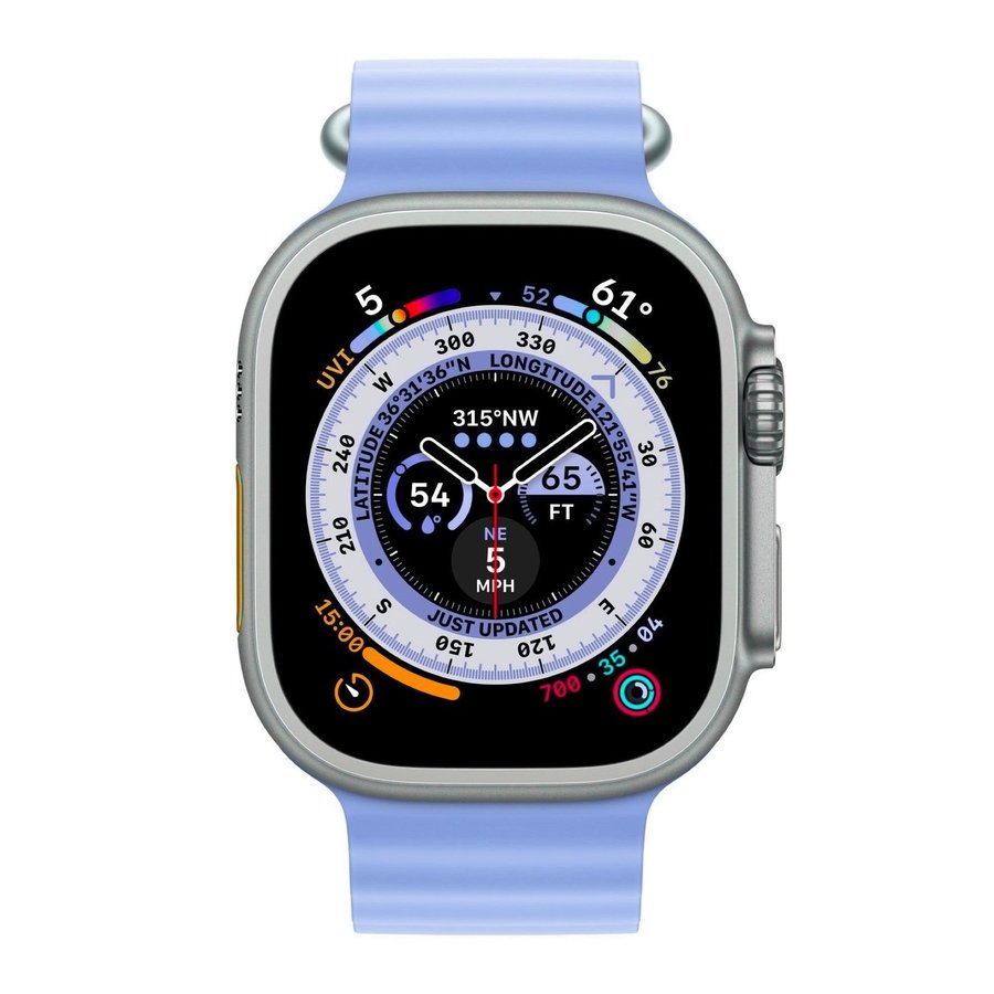 Ocean Band 42/44/45/49mm Apple Watch Armband - SKY BLUE