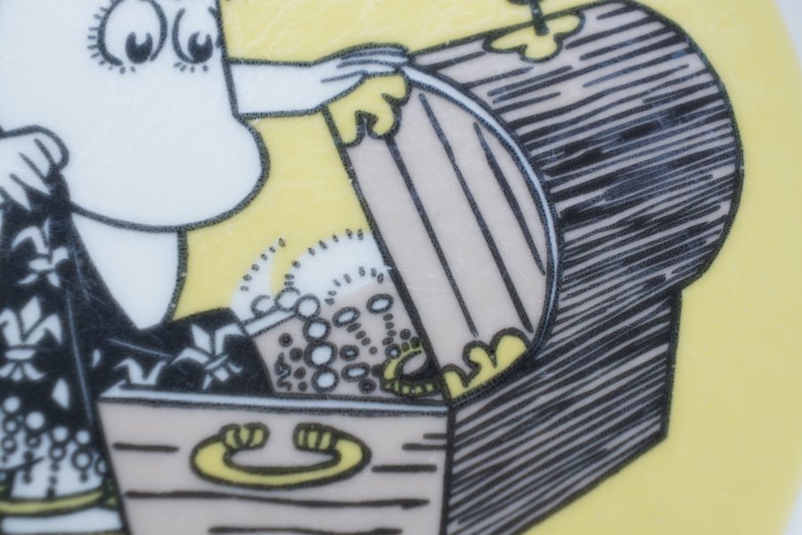 Mumintallrik Snorkfröken gul 2-sidig / Moomin Plate Snorkmaiden 2-sided