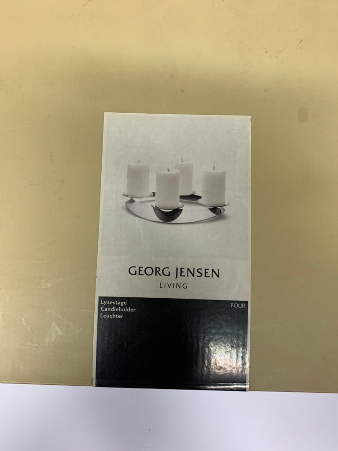 Kunglig Dansk Georg Jensen ljusstake Four