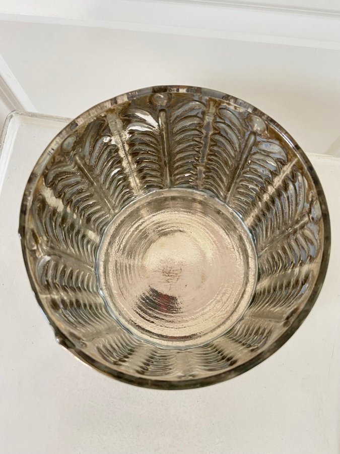 Affari Of Sweden blomkruka135x13cm i Glas antik finish Mönster Silver