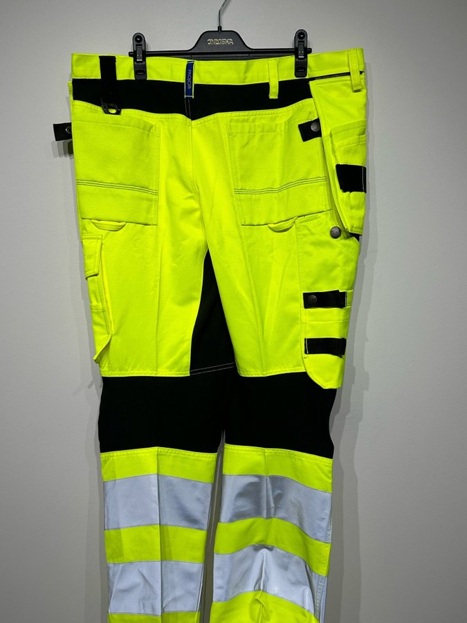 Projob - 6513 Pants HV - varsel arbetsbyxor - str D100 - Ny