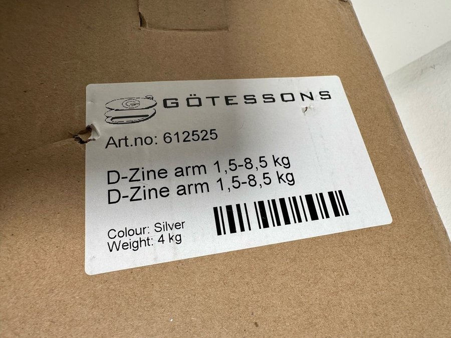 Skärmstativ Monitorarm D-Zine Arm Götessons 85kg max justerbar VESA 612525