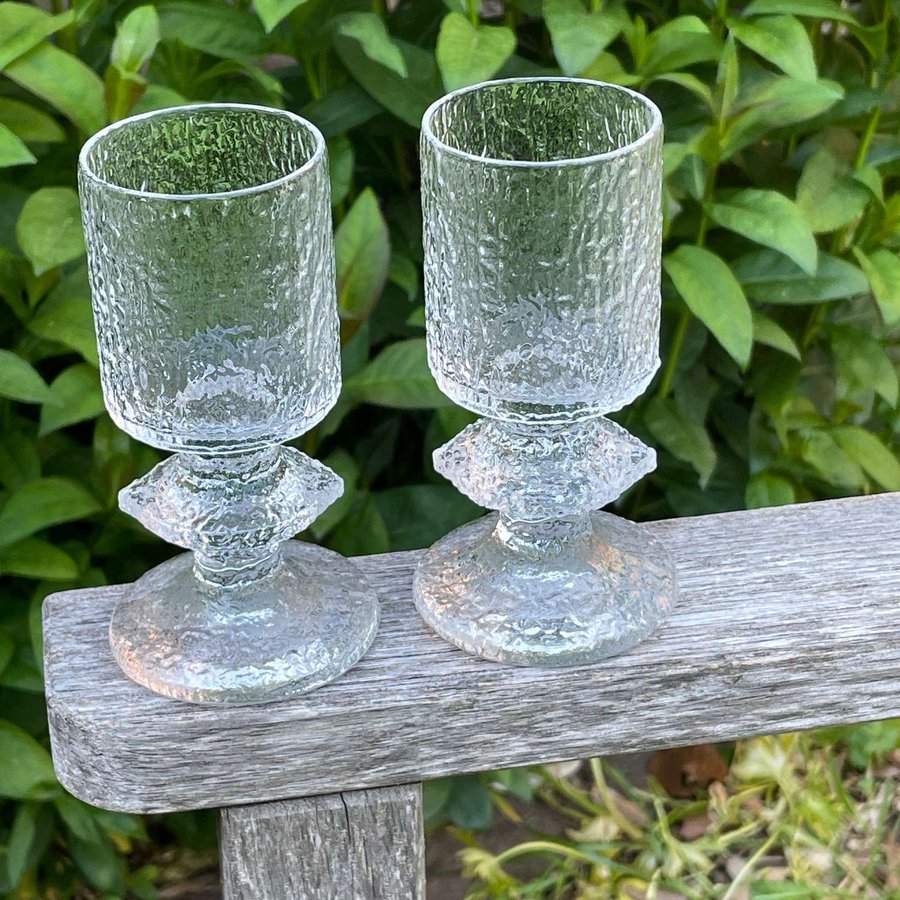 2 Snapsglas Iittala Senator / Festivo