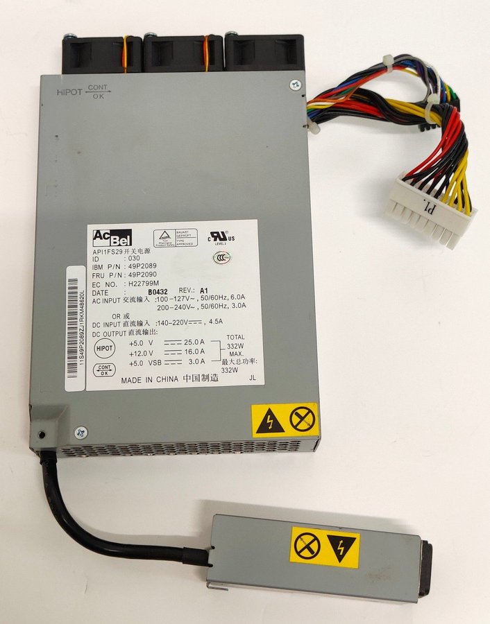 IBM eServer xSeries 335 - 49P2089 330W Power Supply