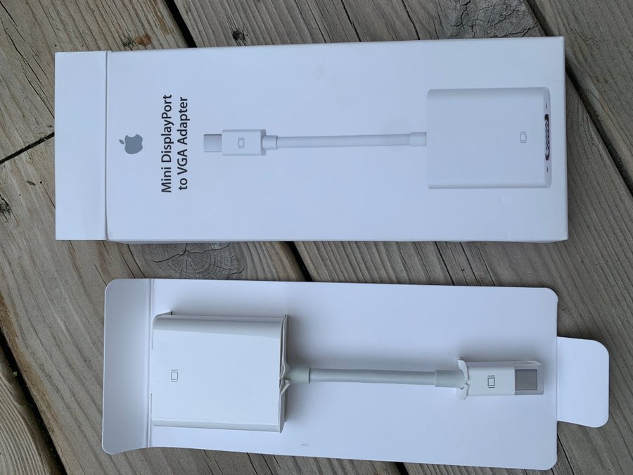 Apple MiniDisplay Port till VGA Adapter