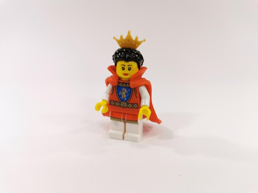 Lego - minifigur - catle - drottning - prinsessa - röd/vit