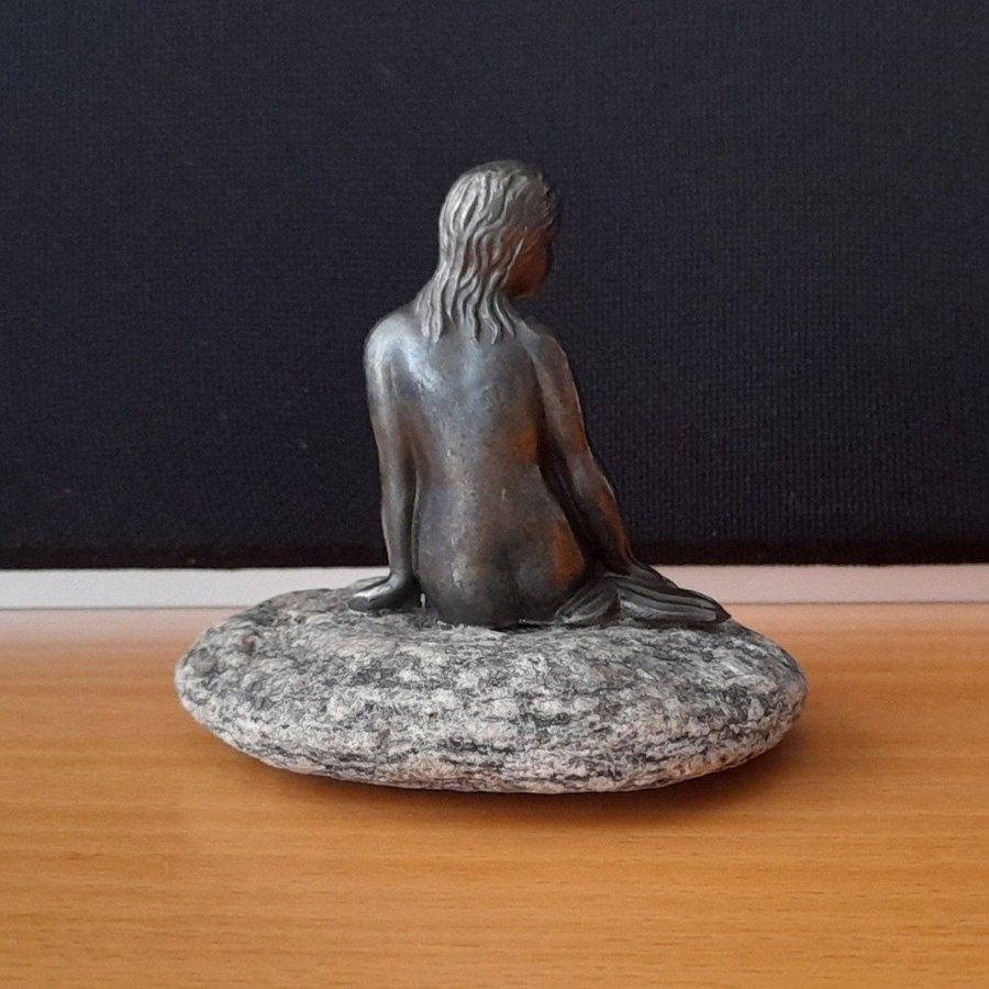 Den lille havfrue brons figurin Copenhagen