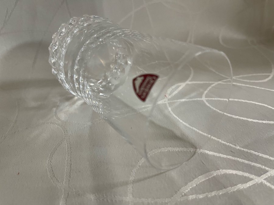 Orrefors Sweden Silvia Ingeborg Lundin groggglas glas kristallglas H12cm D68cm