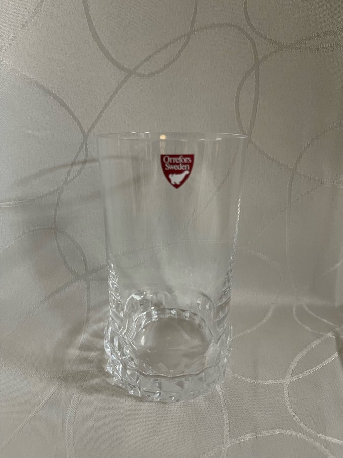 Orrefors Sweden Silvia Ingeborg Lundin groggglas glas kristallglas H12cm D68cm