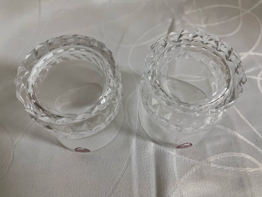 2 Orrefors Sweden Silvia Ingeborg Lundin whiskyglas glas kristallglas H67 D63