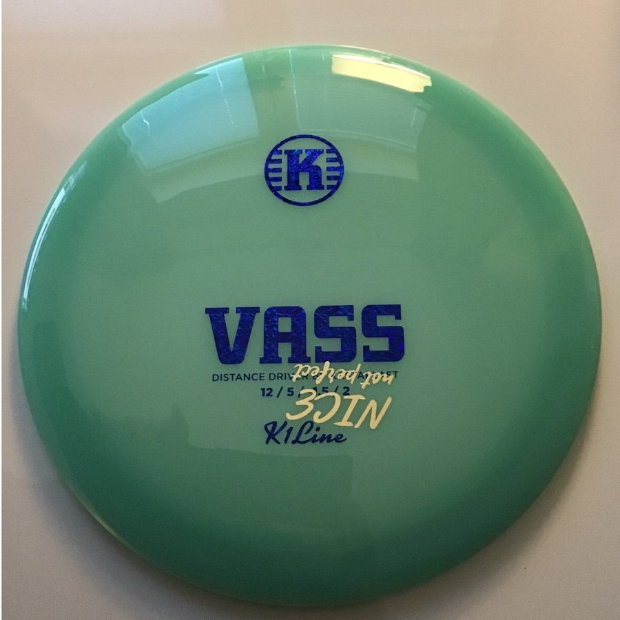 Kastaplast First Run Vass 174g Ny Blue Dots Discgolf Frisbee