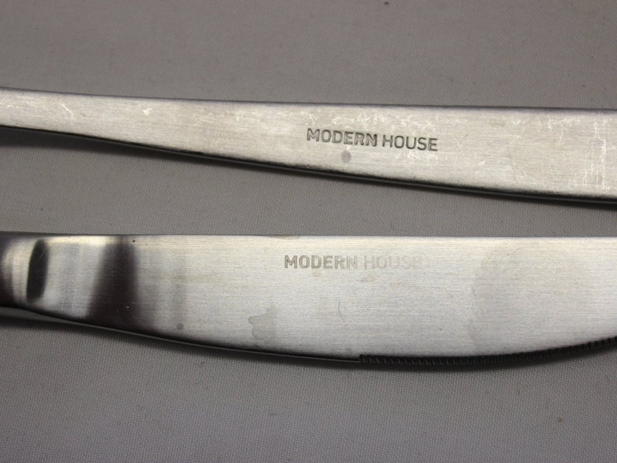 12 Matbestick Bestick Modern House Kniv Knivar Gaffel Gafflar Sked 4+4+4