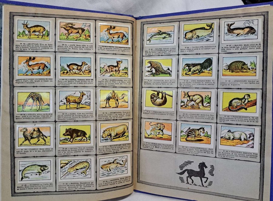 RARE 1952 Complete sticker collection Zoology Album 384 color stickers