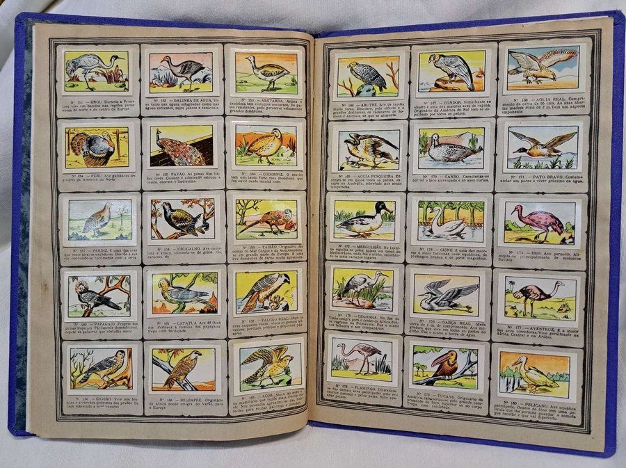 RARE 1952 Complete sticker collection Zoology Album 384 color stickers