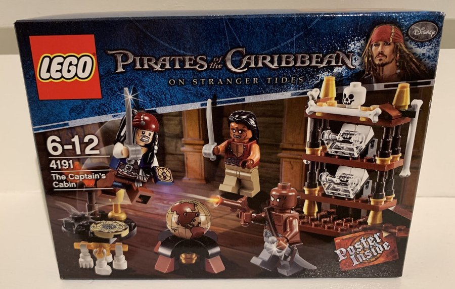 LEGO Disney 4191 Pirates of Carebbean Set - NYTT