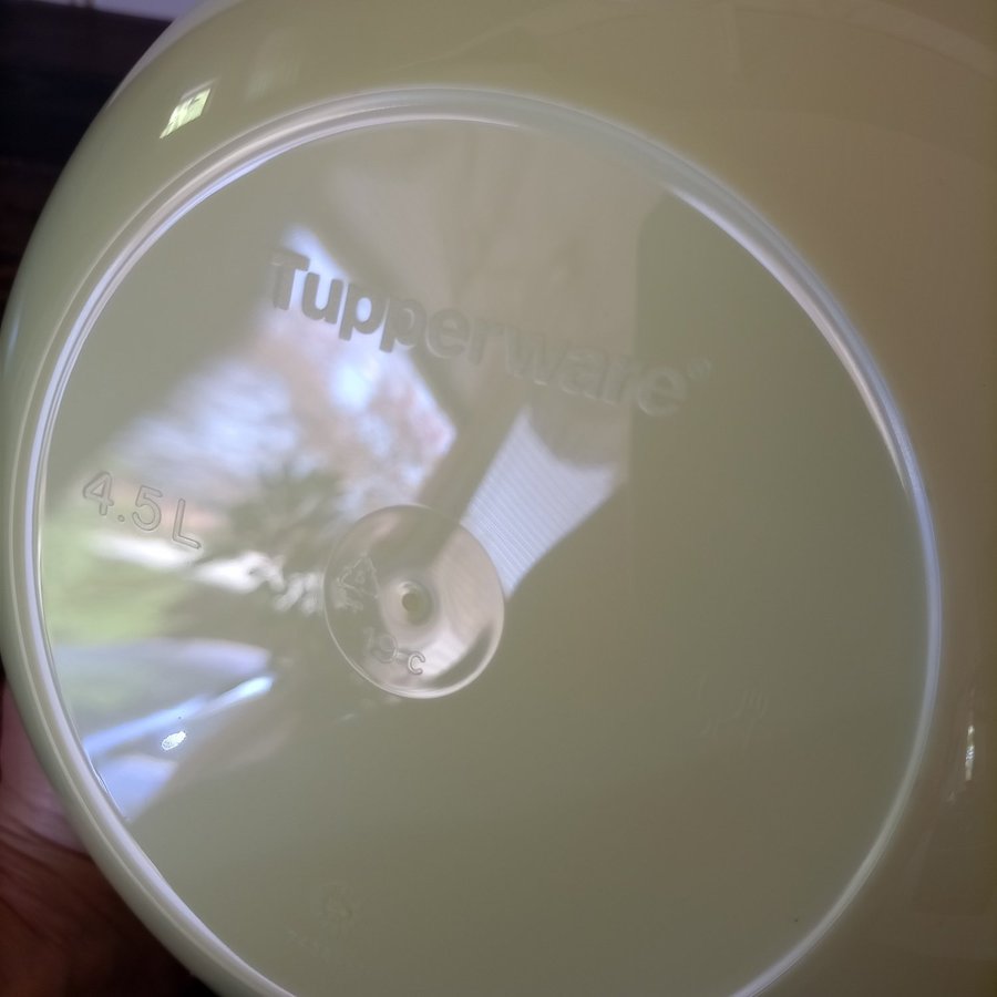 Ny Tupperware stor Vispskål 45 liter ljusgrön skål