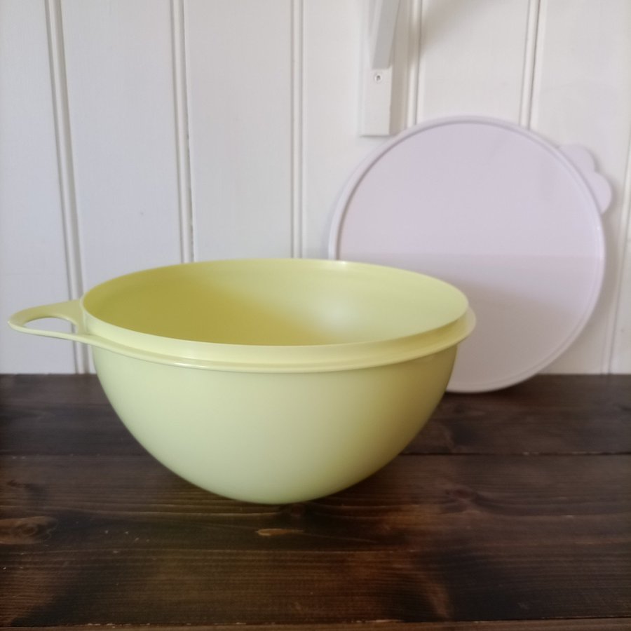 Ny Tupperware stor Vispskål 45 liter ljusgrön skål