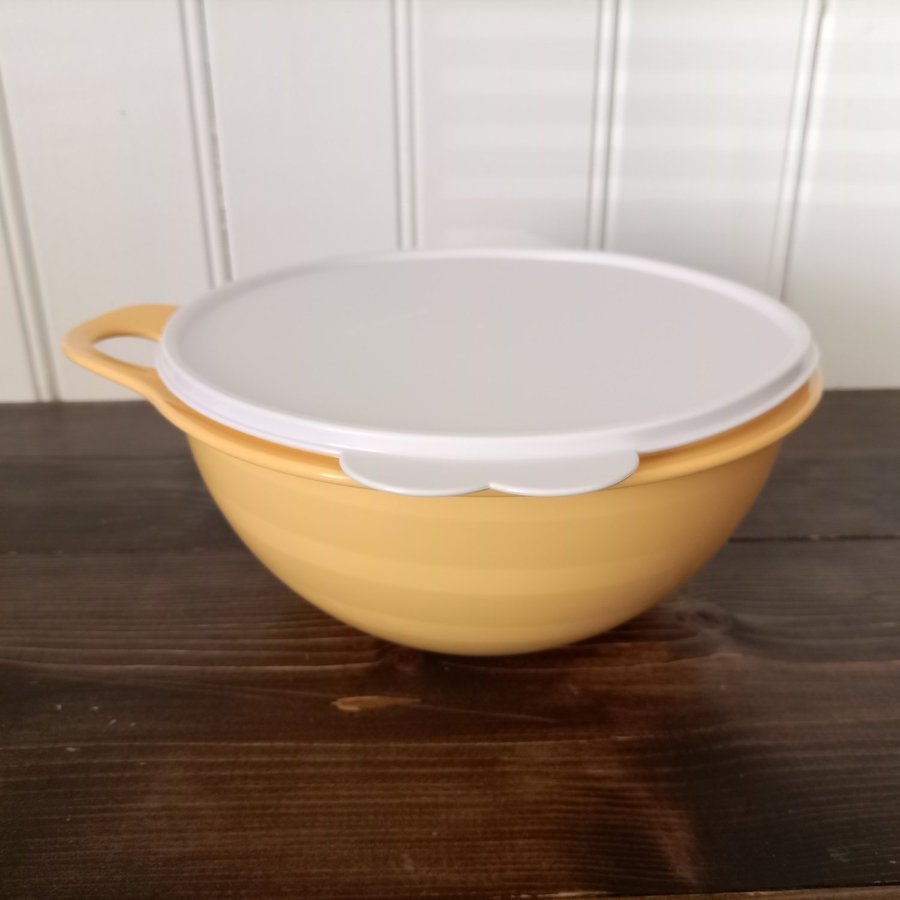 Ny Tupperware Vispskål 3 liter gul skål