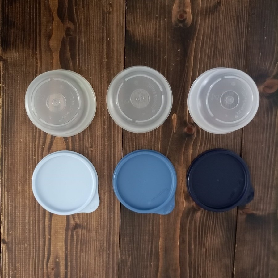 Ny Tupperware 3st serveringsskålar a' 2dl och tättslutande lock