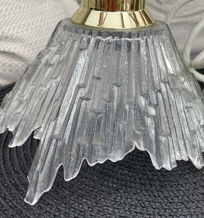 NORRSKEN Fönsterlampa-Taklampa  fin i glas Tauno Wirkkala Finland