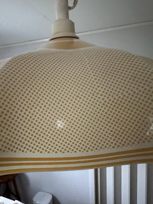 Retro funkis art deco taklampa lampa höjsänkbar dragspel