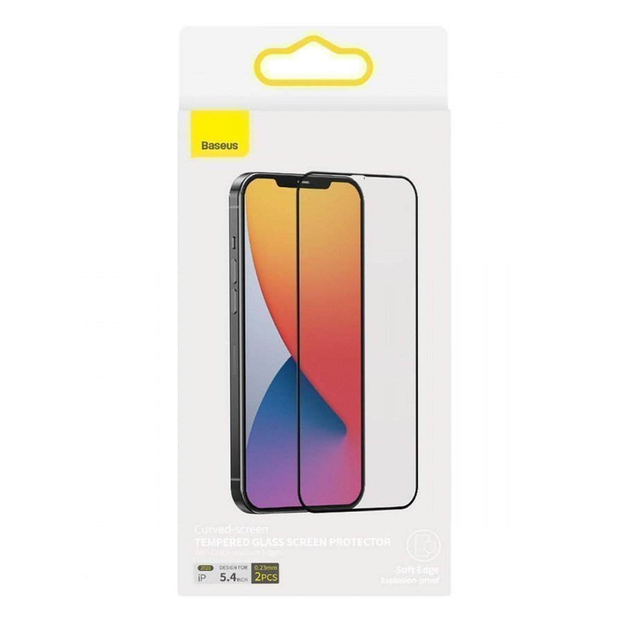 Skärmskydd Baseus iPhone 12 mini 023mm Curved Tempered glass