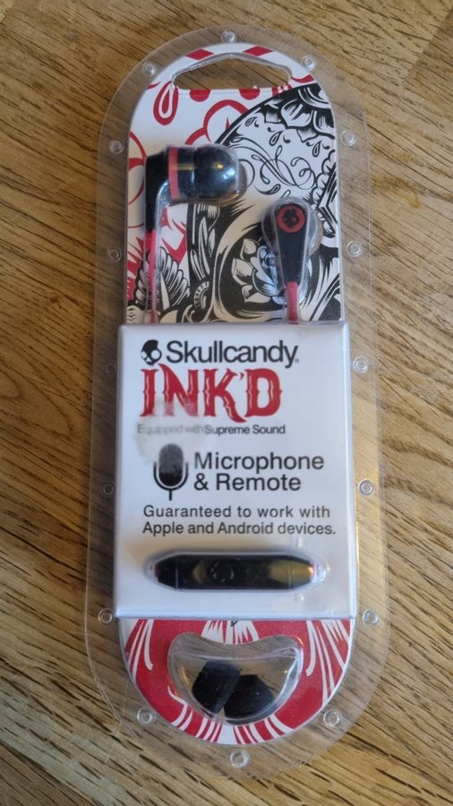 Skullcandy INKD in ear hörlurar med microphone and Remote (Annons 1)