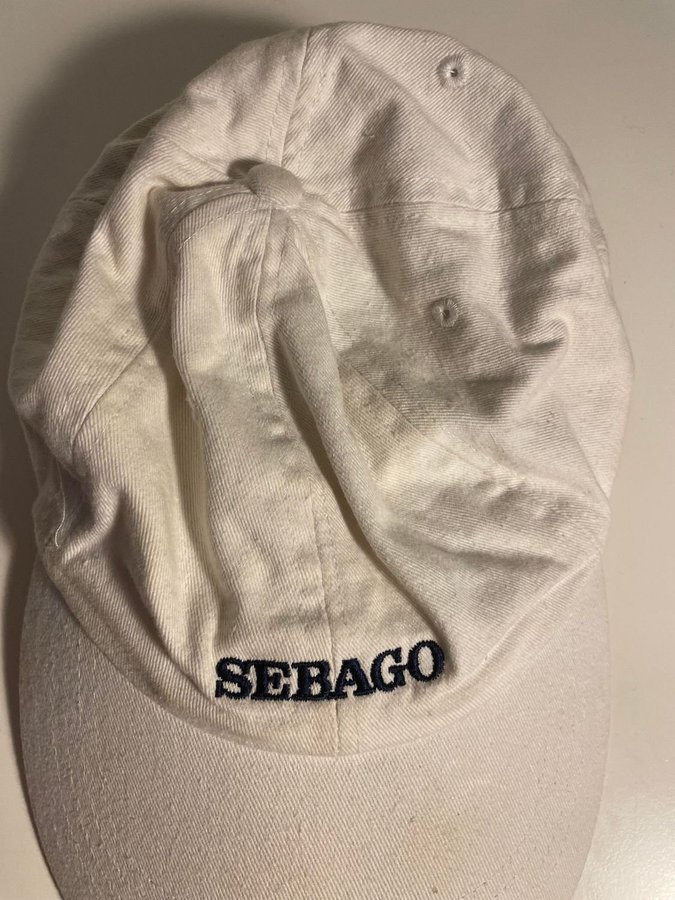 Sebago Keps med läder Justerare för storlek