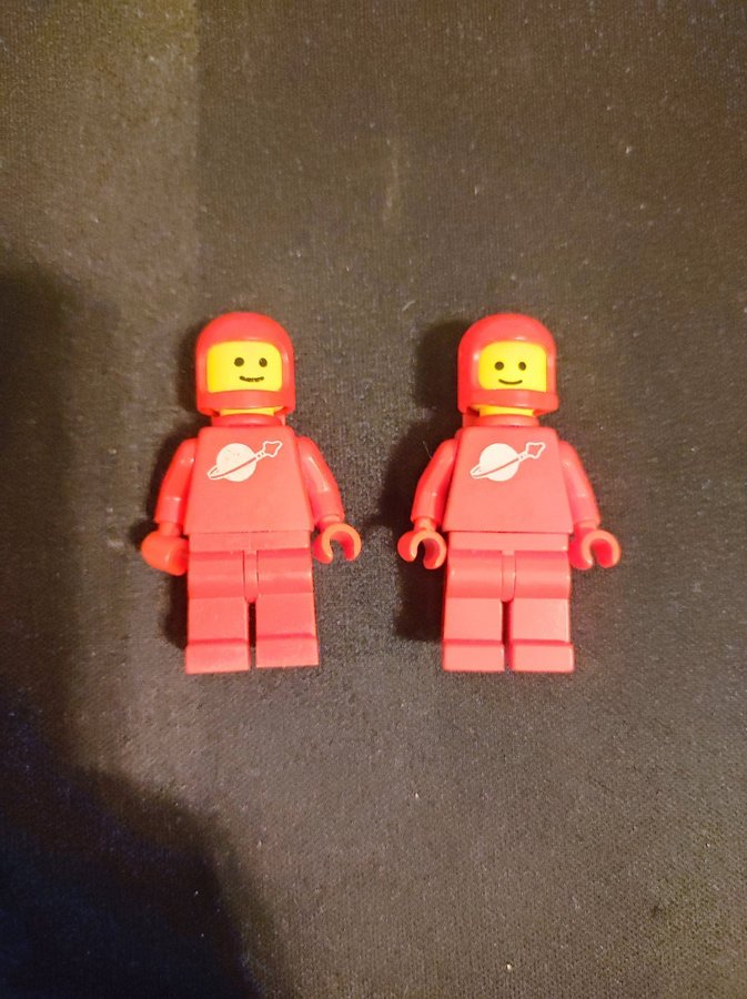 LEGO figur rymd Astronaut Classic Space - Red with Air Tanks sp005 nr 1