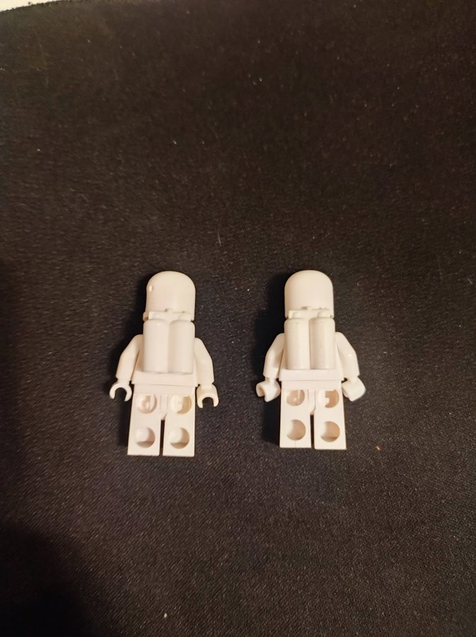 LEGO figur rymd Astronaut Classic 2st White spaceman sp006 nr 1