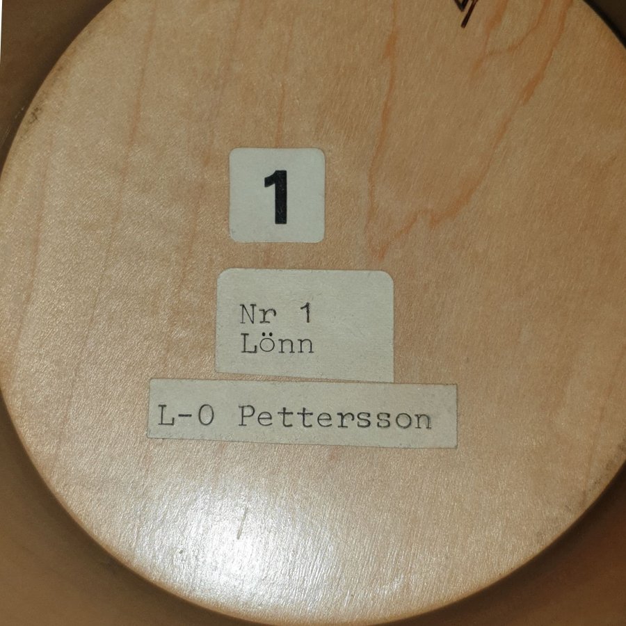 Sagolikt vacker träskål av lönn av L-O Pettersson