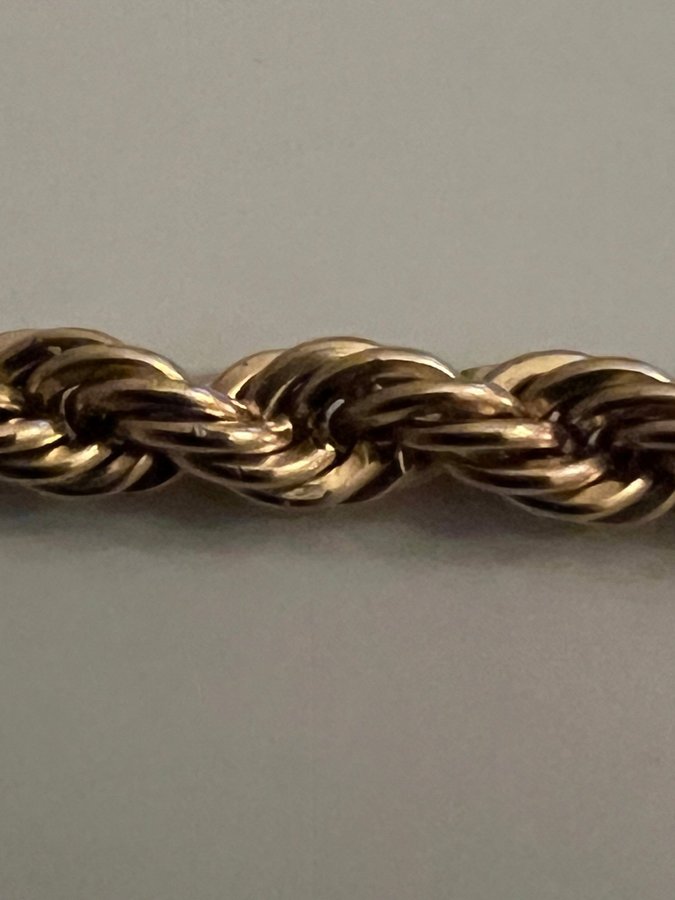 Superfint Vintage Collier halsband guldförgyllt 18k Dekorativt
