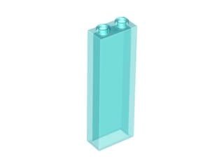 Trans-Light Blue Brick 1 x 2 x 5 - LEGO - 2454