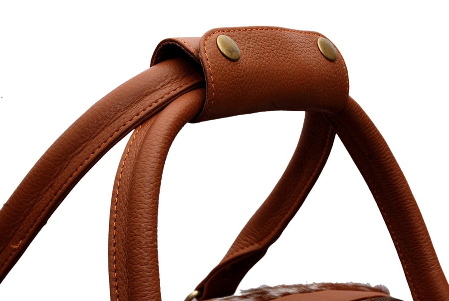 Cowhide Duffel Bag(Cow leather)