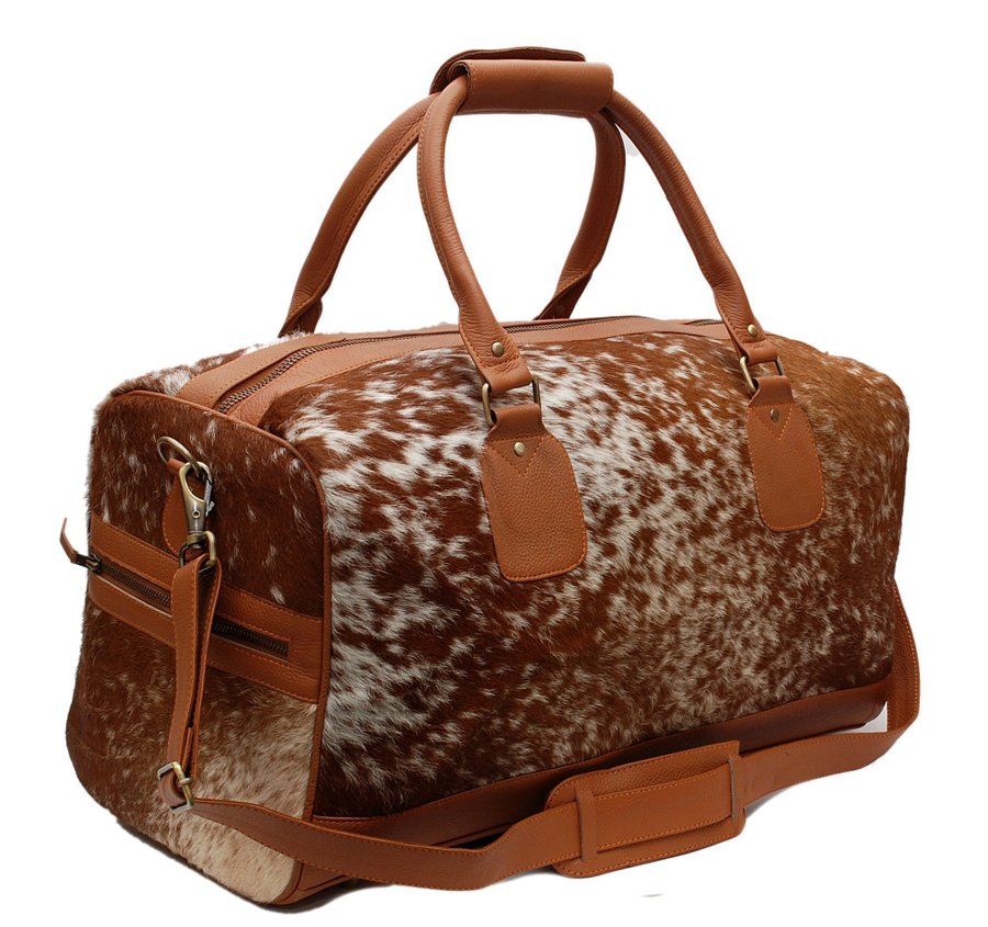 Cowhide Duffel Bag(Cow leather)