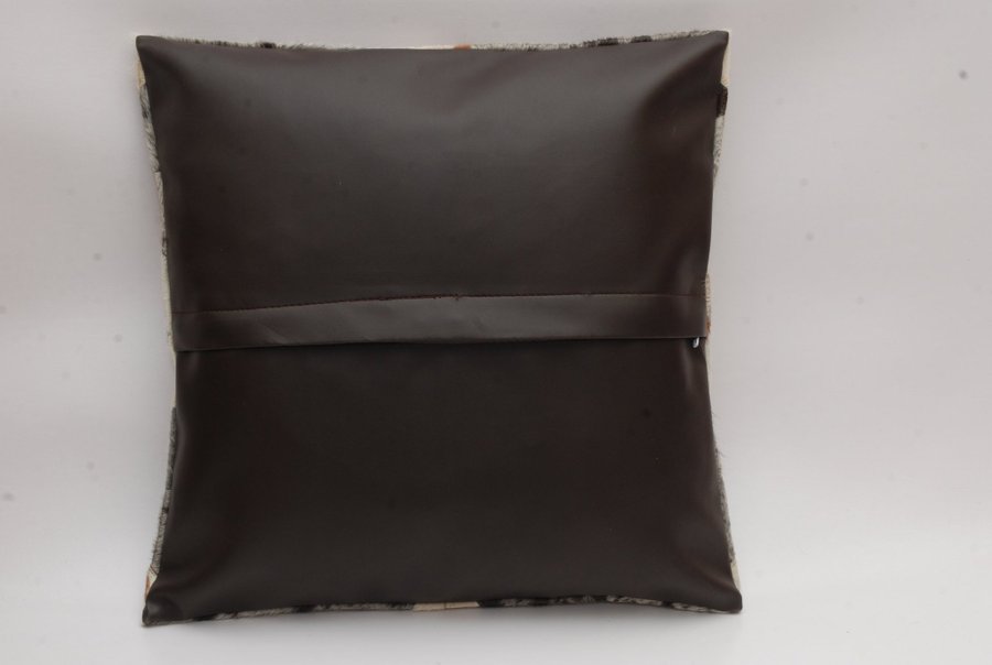 Cowhide leather thunder Cushion Cover