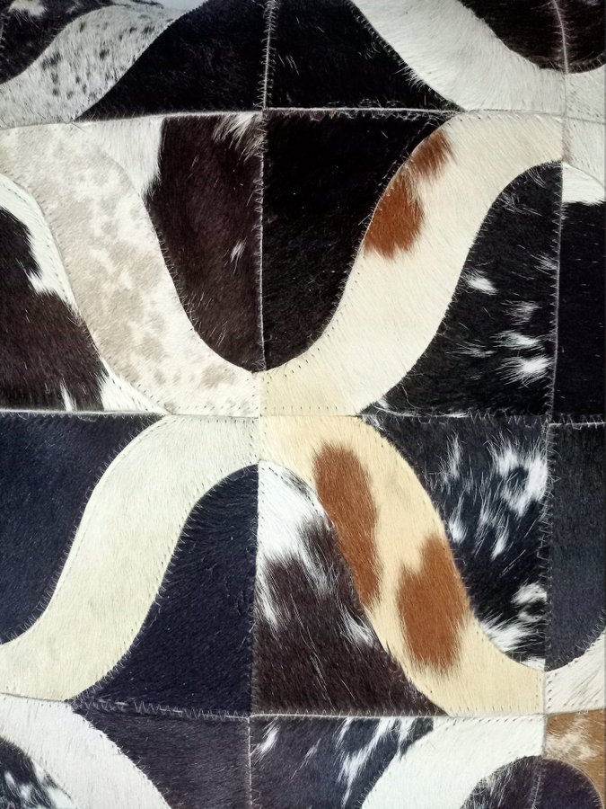 Cowhide leather thunder Cushion Cover