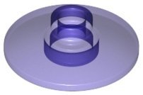 Trans-Purple Dish 2 x 2 Inverted (Radar) - LEGO - 4740