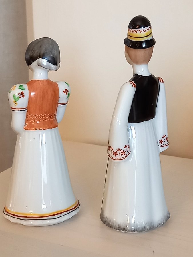 Hollohaza, Hungary vintage figurines handpainted porcelain