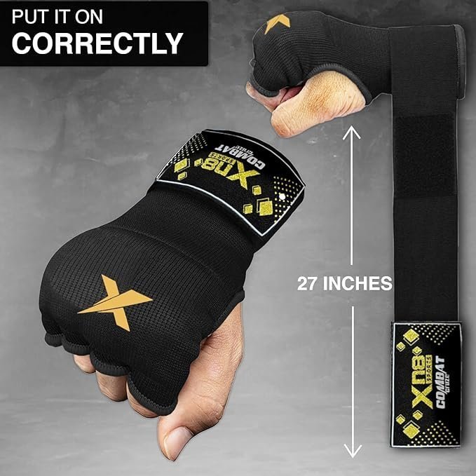 Helt ny Gloves Boxes Elastic for Boxing Training Boxing Gym Equipment / Size:L