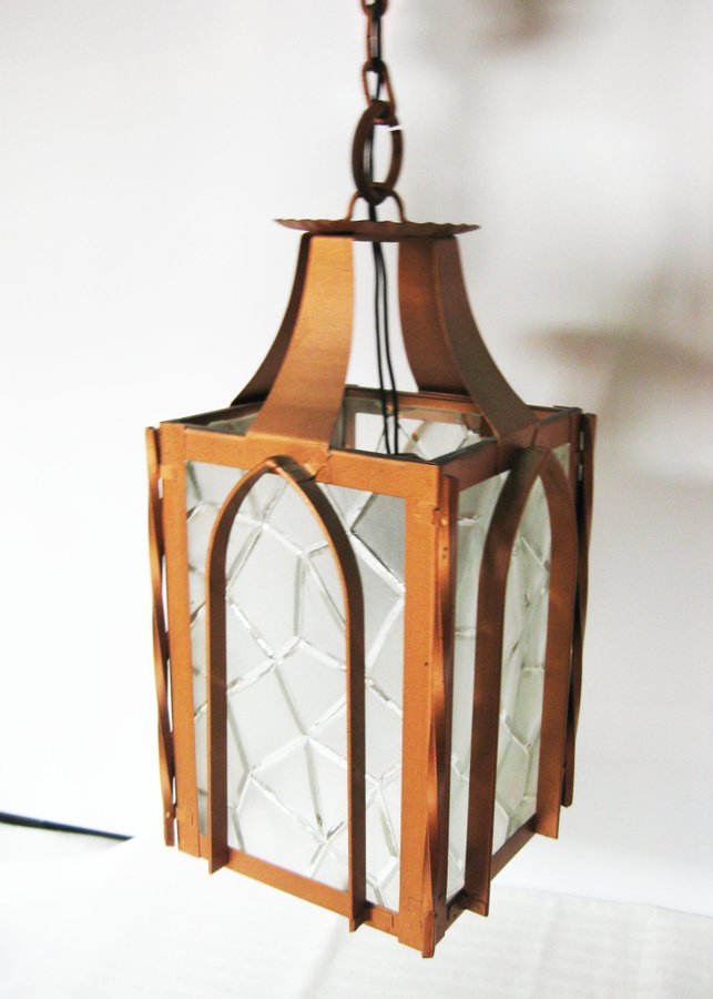 Vintage Design Glas pendellampa Taklampa Fönsterlampa modell fyrtorn skeppslampa