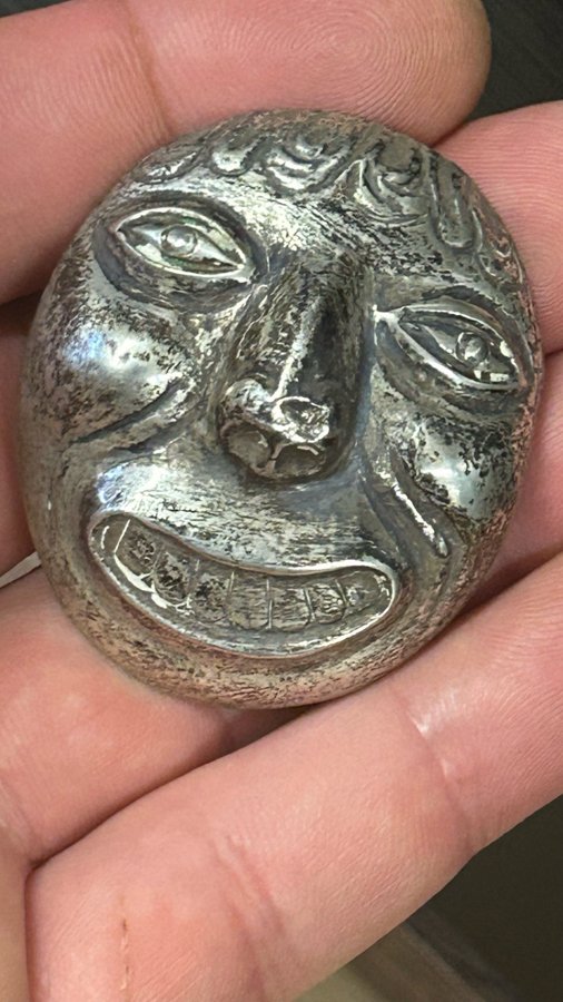 Silver mask 925 sydamerika