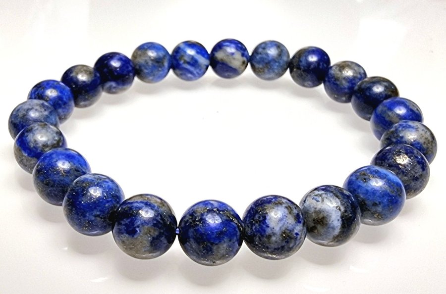 Otroligt vackert Lapis Lazuli armband Äkta naturstenar ädelstenar NYTT MORS DAG