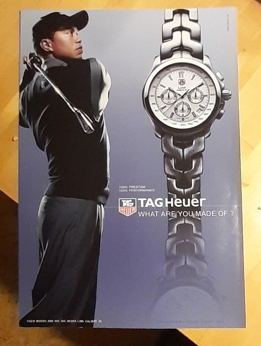 TAG Heuer  Tiger Woods USA annons från 2003