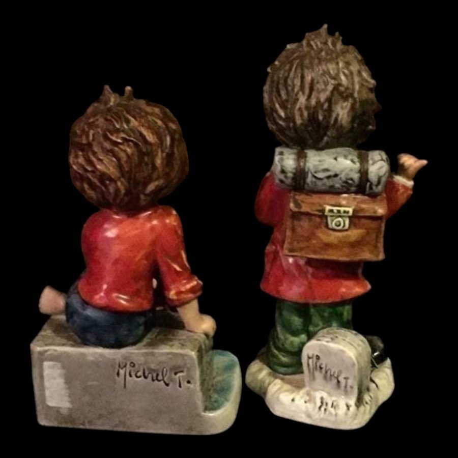 Goebel två st vackra figuriner i kanonskick