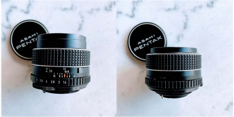 Asahi SMC Takumar 50mm f14 M42 8 aperture blades Pentax