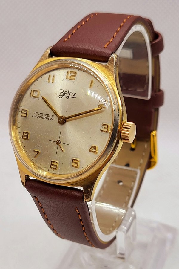 Vintage Watch Belex - [FE 233-68-E18] - 17 Jewels - 34 mm - Men