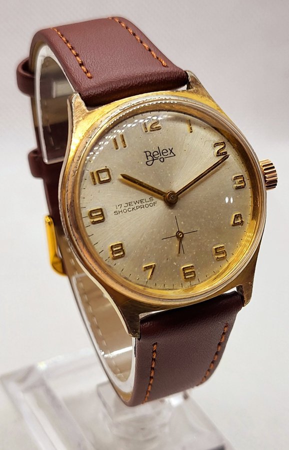 Vintage Watch Belex - [FE 233-68-E18] - 17 Jewels - 34 mm - Men